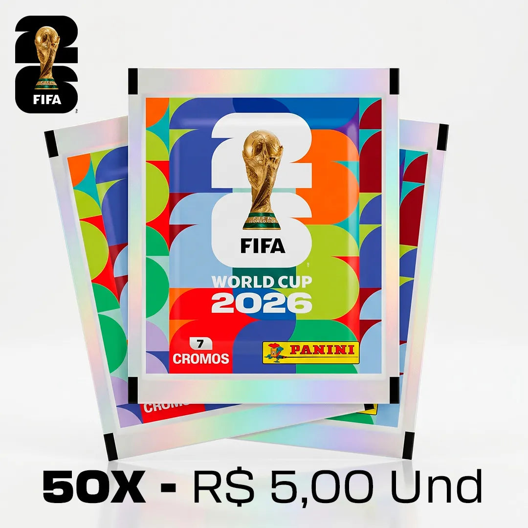 Kit Com 50x Envelopes Oficial FIFA World Cup 2026™