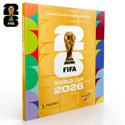 Kit Completo Oficial 24x Envelopes com Álbum, Box Sacola, Porta Figurinhas Oficial FIFA World Cup 2026™