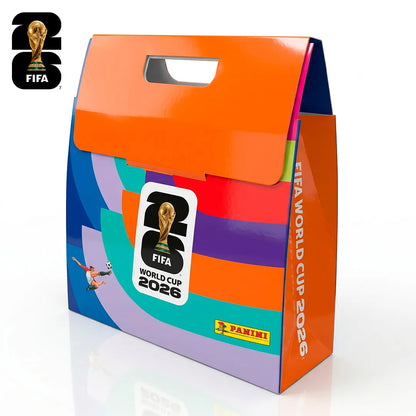 Kit Completo Oficial 24x Envelopes com Álbum, Box Sacola, Porta Figurinhas Oficial FIFA World Cup 2026™